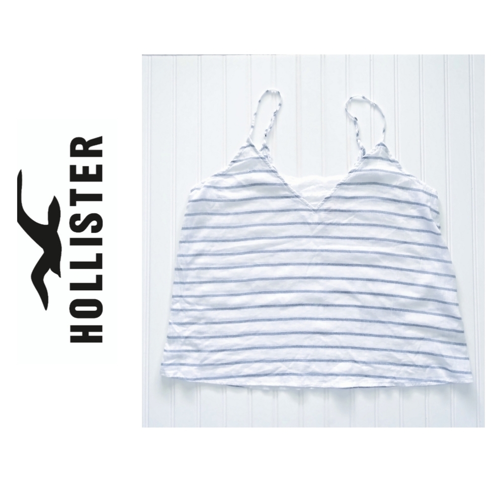 Hollister Cami lace striped L